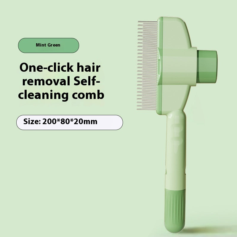 Self-cleaning Pet Flea Comb Grooming Brush