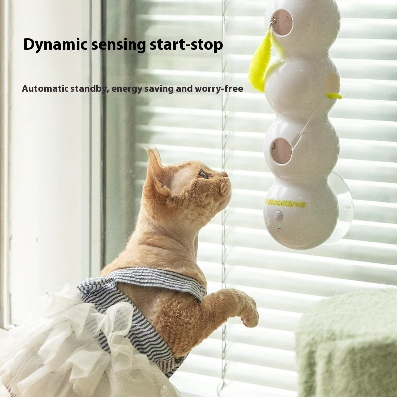 Smart Motion Cat Toy with Worm Design