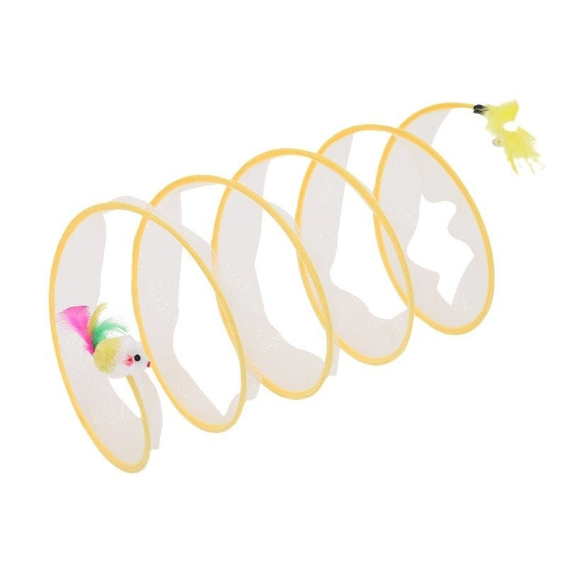 Self-play Cat Hunting Spiral Tunnel Toy