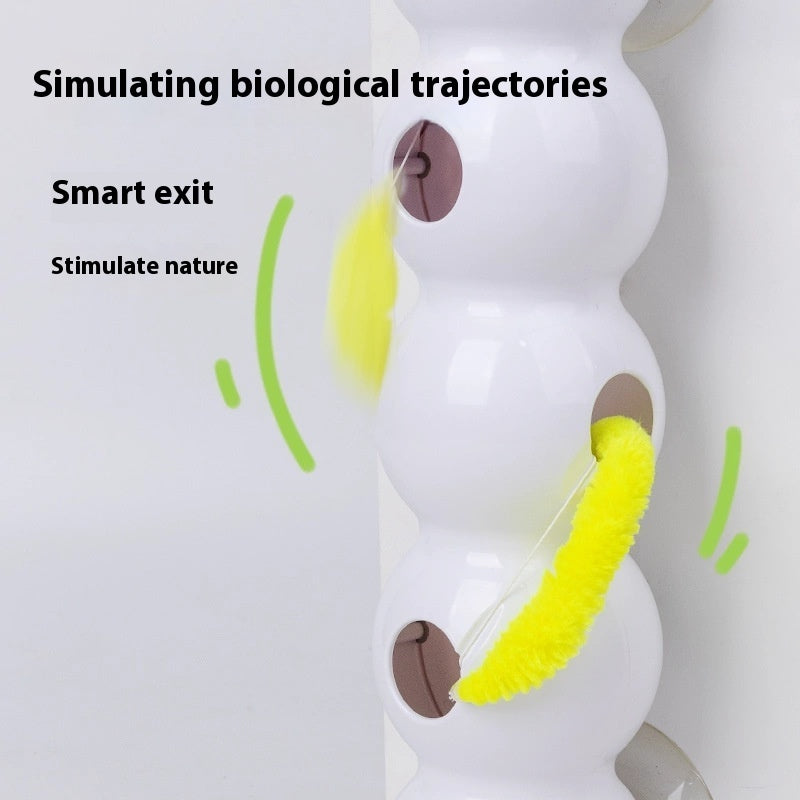 Smart Motion Cat Toy with Worm Design