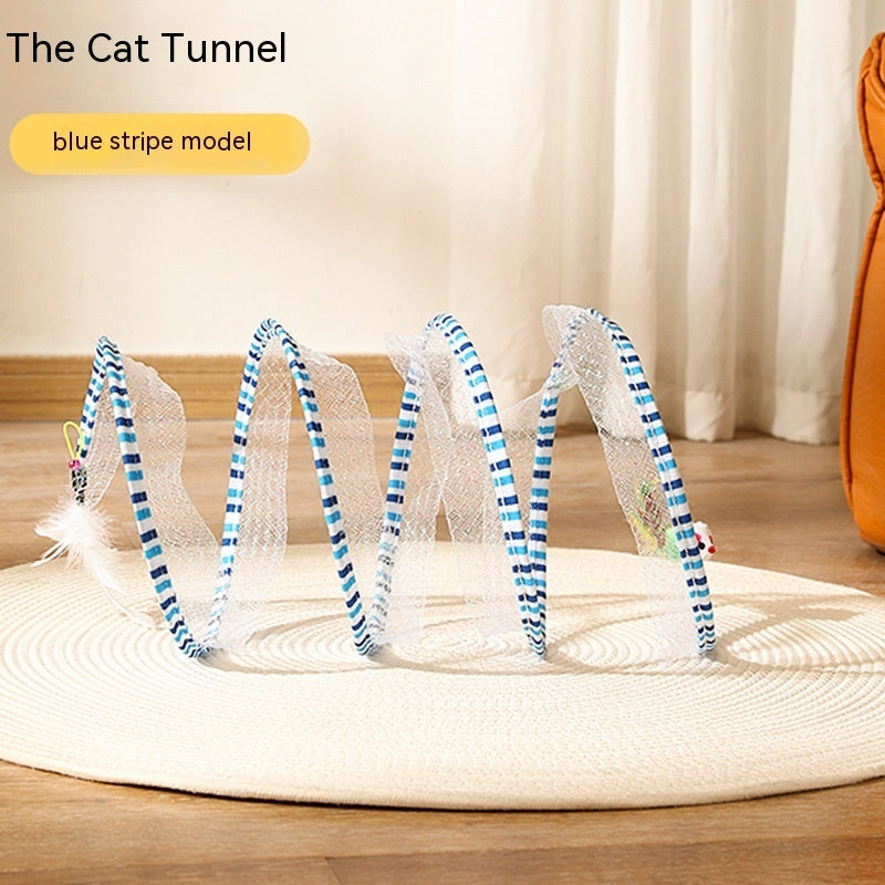 Self-play Cat Hunting Spiral Tunnel Toy